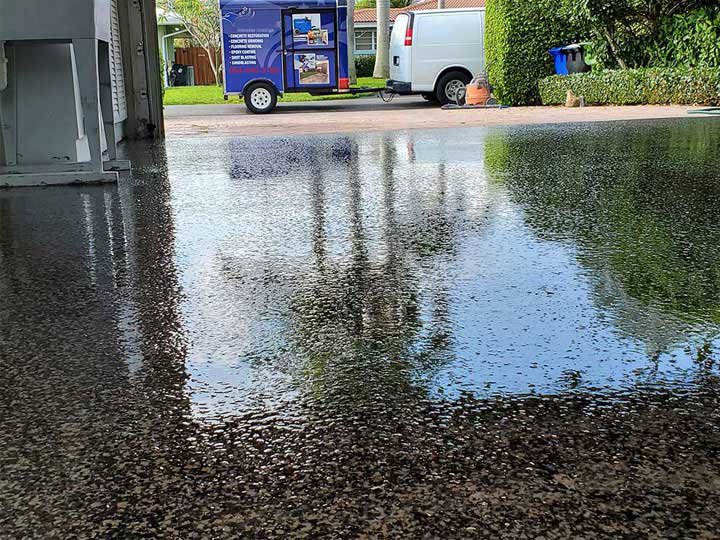 Epoxy-Chip-Custom-Garage-Floor-by Epoxy Flooring MIami